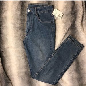 High waist skinny jeans